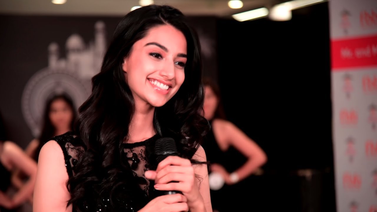 Menakshi Chaudhary's Q & A performance at Miss India Haryana 2018 auditions