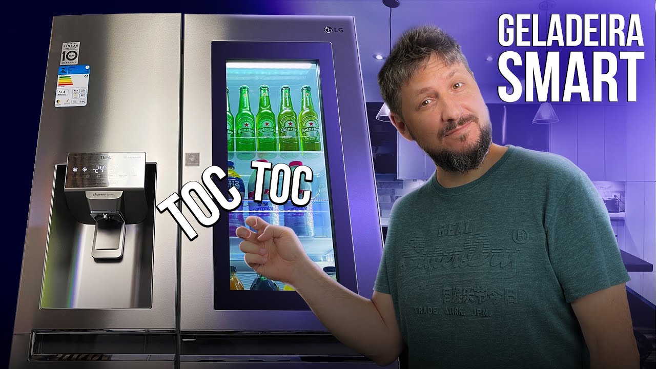 Geladeira Top! LG Instaview Door-in-Door possui design inteligente e conecta com seu celular