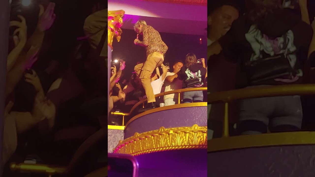MGK climbing balcony on Tickets to my Downfall at Eagles Ballroom/The Rave, Milwaukee