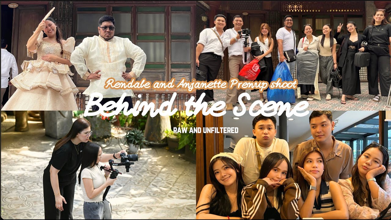 Behind The Scene | Rendale and Anjanette Prenup Shoot Raw and Unfiltered