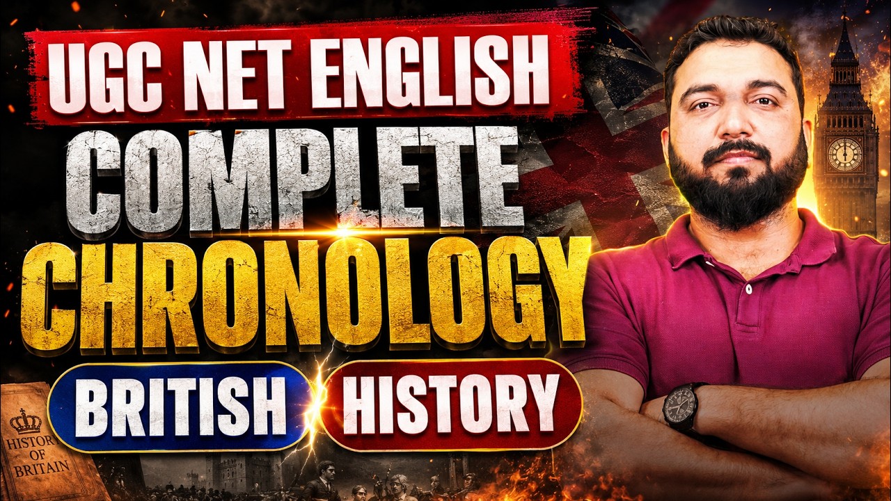 Today's Offline Batch Class | UGC NET English 2026 British History Complete Chronology by Vineet Sir