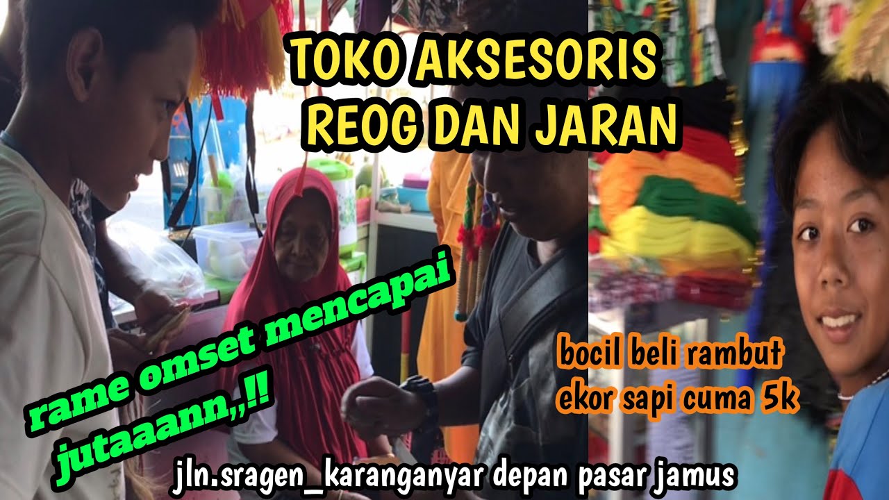 Grebek toko❗️ aksesoris reog dan Jaran sehari omset jutaann!! Yok cek harga kepoin gaes ❗️