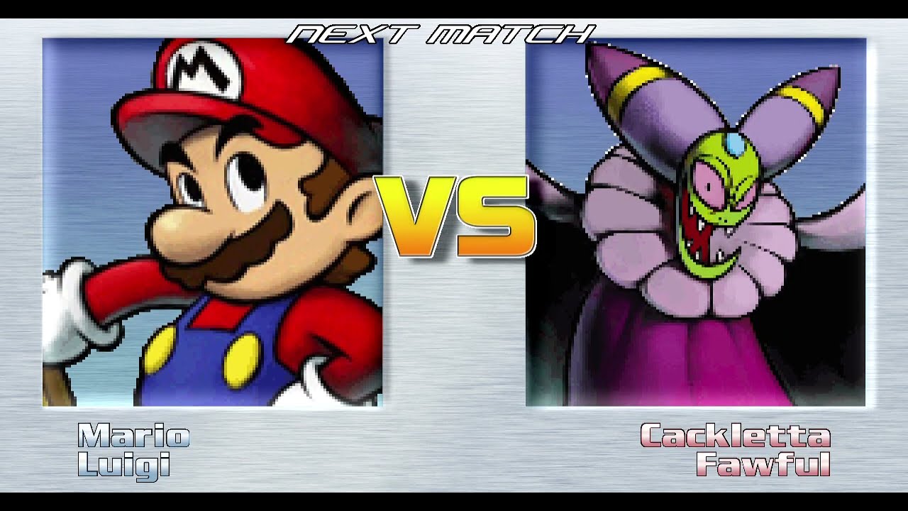 Mugen Battle Mario & Luigi VS Cackletta & Fawful