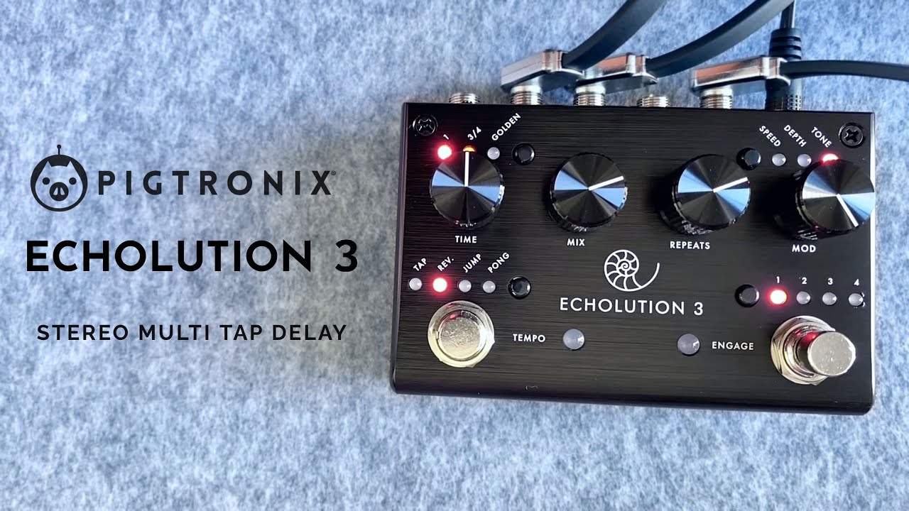 Pigtronix Echolution 3 Stereo Multi Tap Delay