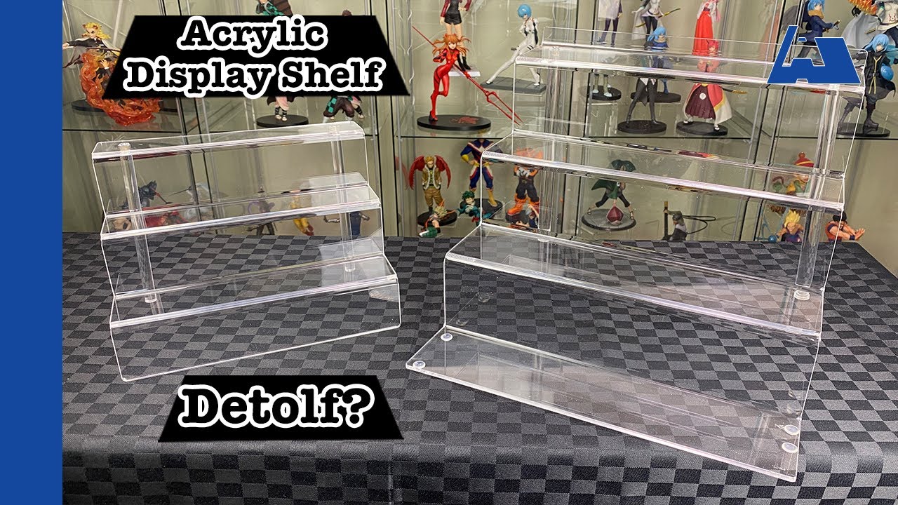 NIUBEE Acrylic Riser Stand Shelf Large (12x8.75) and Small 2 set (6x9) - Review