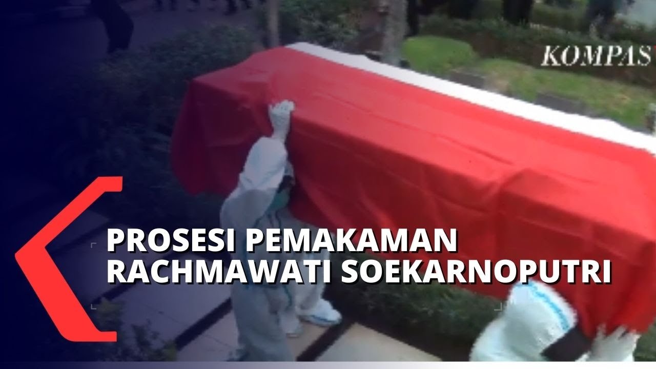 Suasana Pemakaman Rachmawati Soekarnoputri di TPU Karet  Bivak, Pelayat Dibatasi