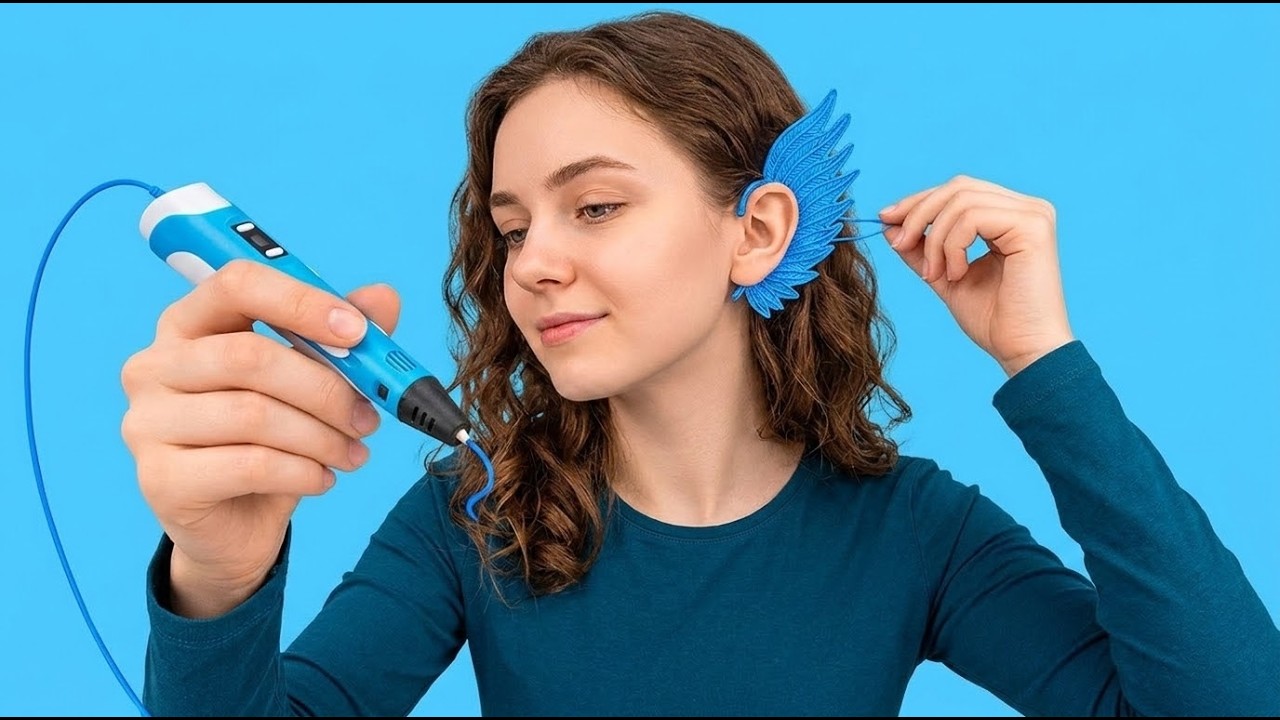 COOL 3D PEN CRAFTS || Awesome DIY Ideas And Clothing Hacks by 123 Go! GENIUS