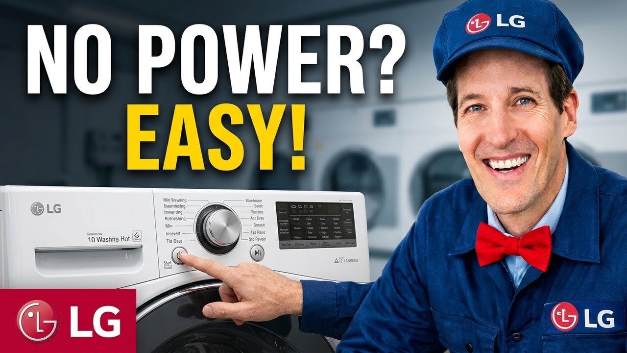 ✨ LG Washer  - NO POWER  - Easy Fix ✨