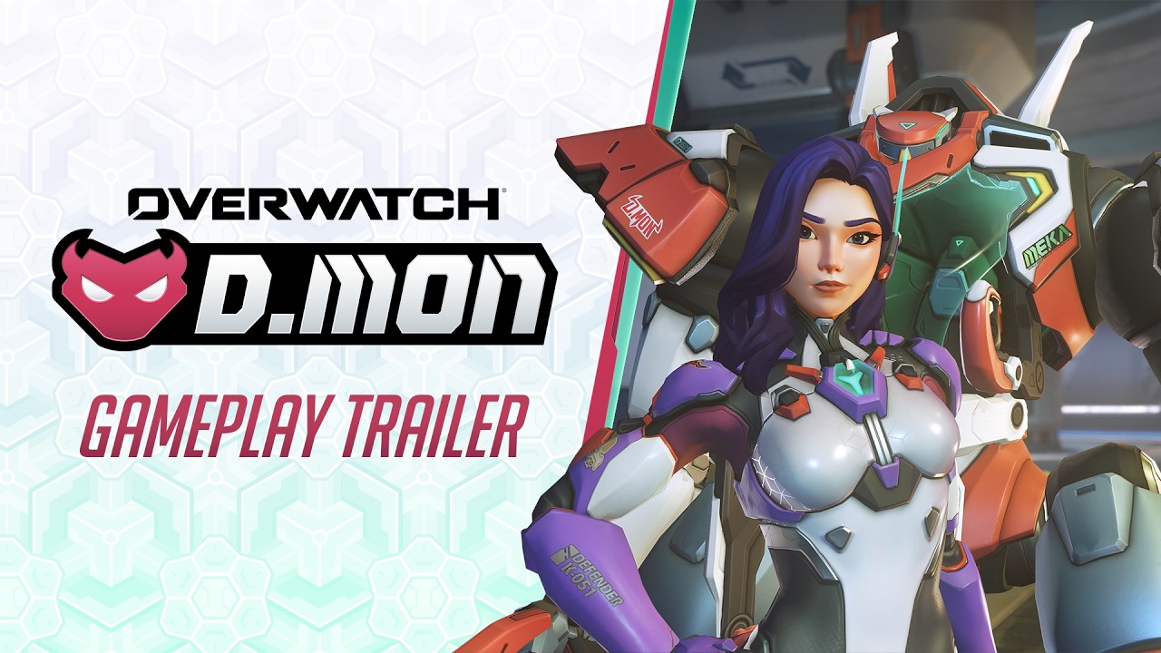 D.Mon | Трейлер игрового процесса нового героя | Overwatch