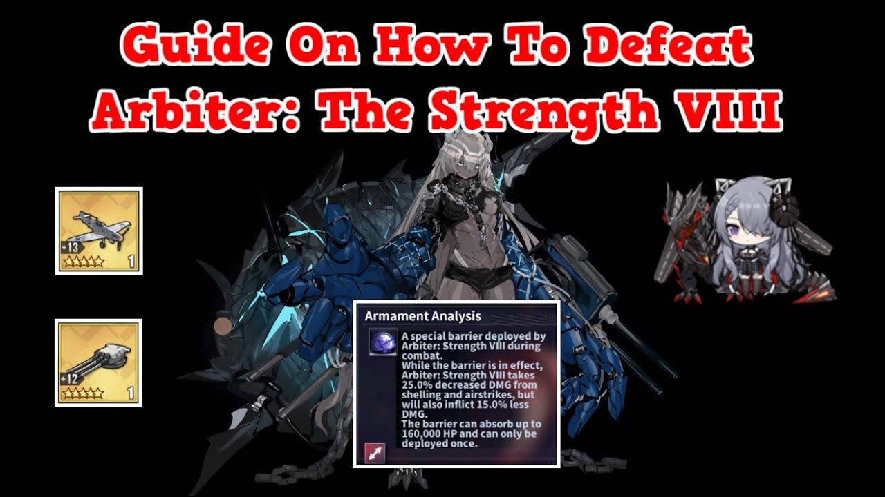 Guide On How To Defeat Arbiter: The Strength VIII | Azur Lane