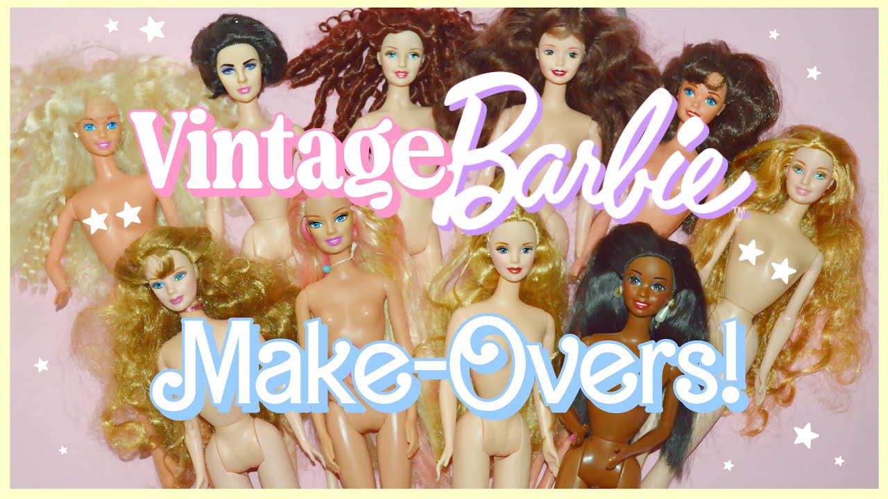 10 Vintage Barbie Make-Overs ⭐ MARATHON! ⭐ (10 Doll Hair Restorations + Tips & Tricks)