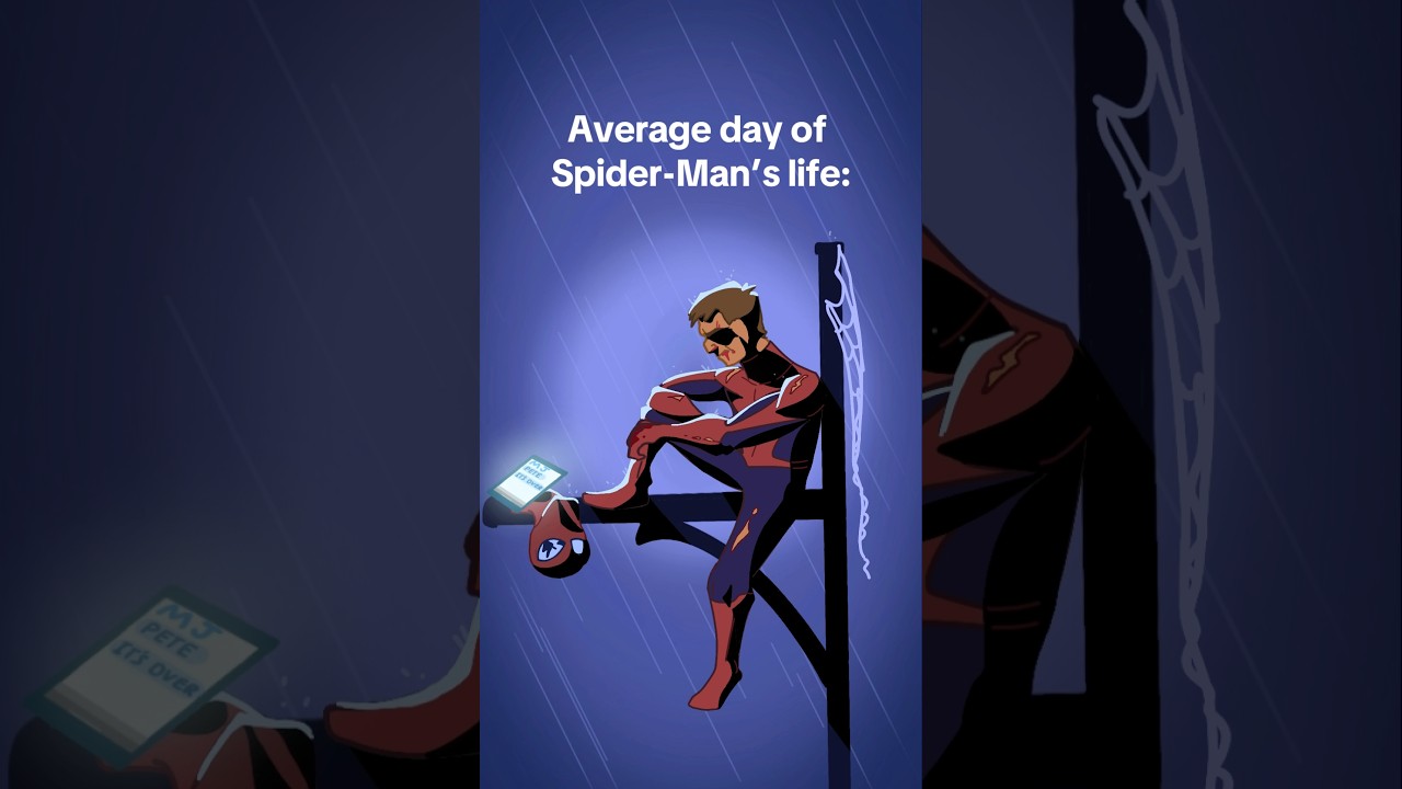 Sucks to be a Spider&hellip; #spiderman #marvel #animation #mood #13+