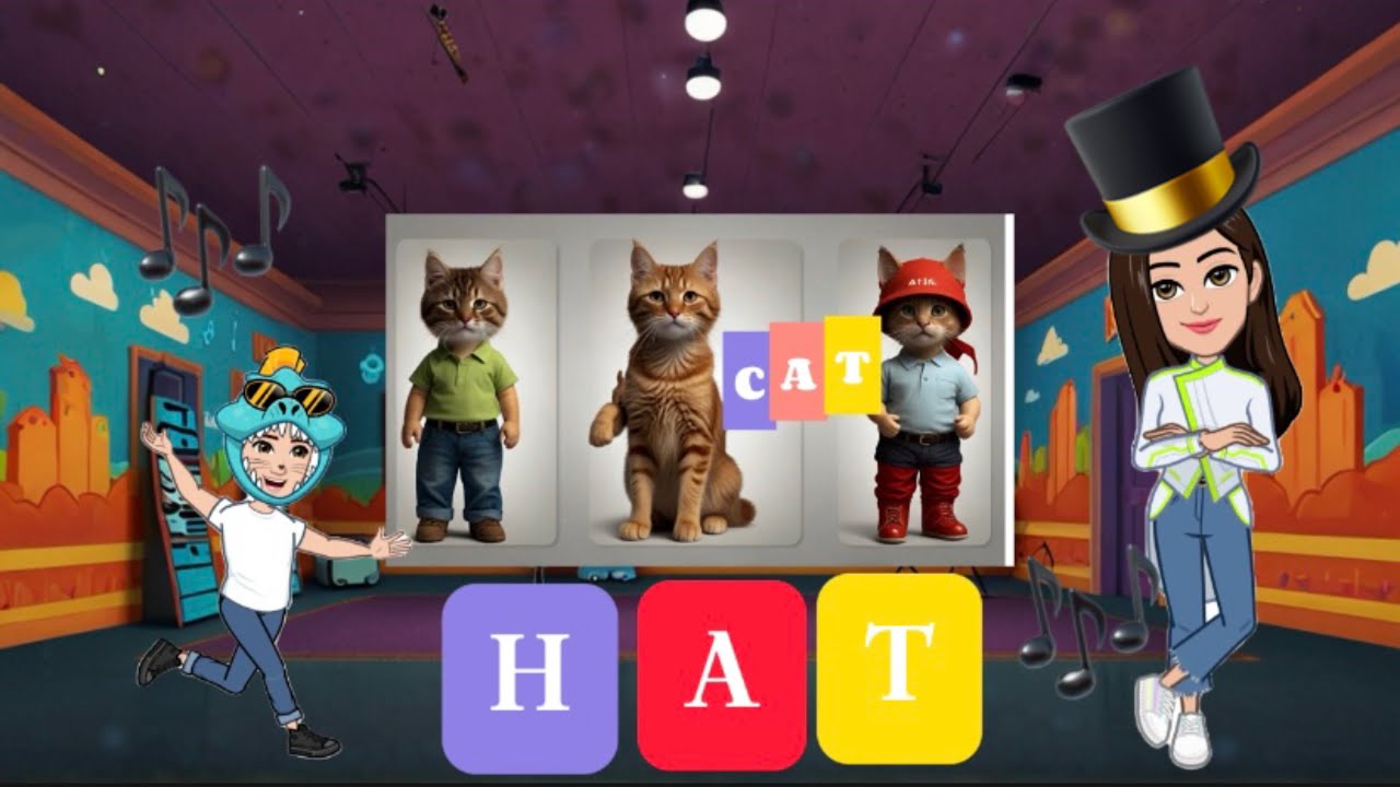 Magical spelling adventure: Learn to Spell with Fun and Music | 3-Letter Words