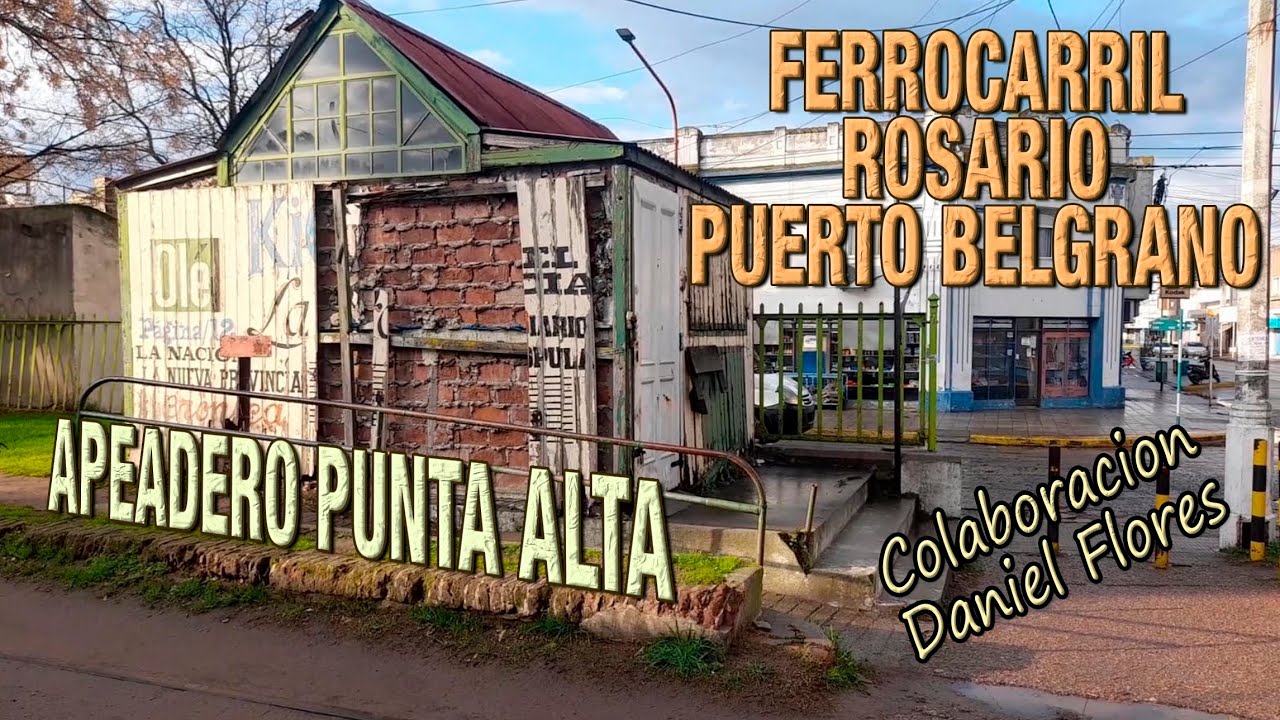 APEADERO PUNTA ALTA - FERROCARRIL ROSARIO PUERTO BELGRANO- TRENES ARGENTÍNOS