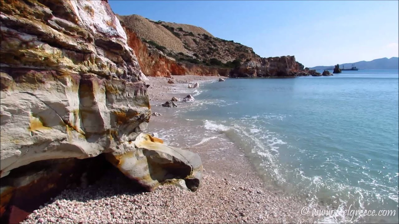 Kastanas - the beach of colors (reduced colors video)
