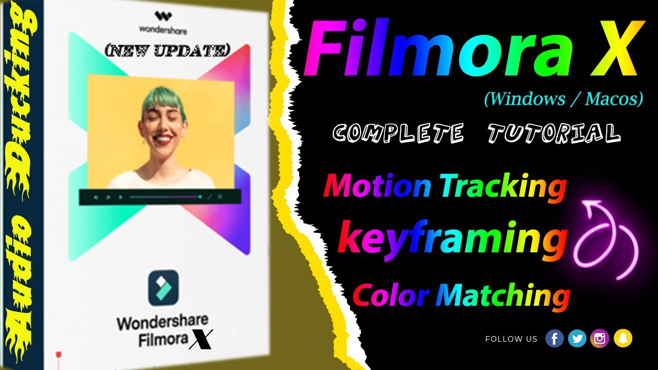 filmora X | Filmora x New features REVEALED | Filmora X Tutorial | Motion Tracking | Urdu / Hindi|