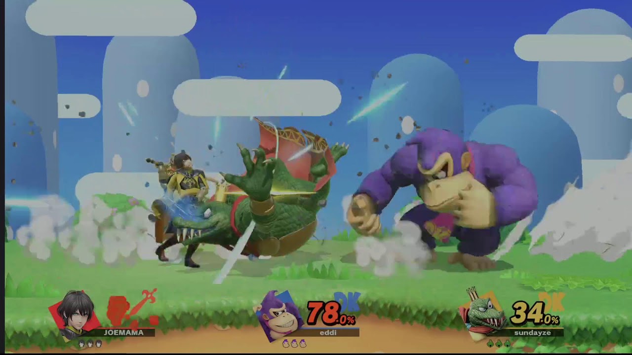 Smash Bros Ultimate with the boys