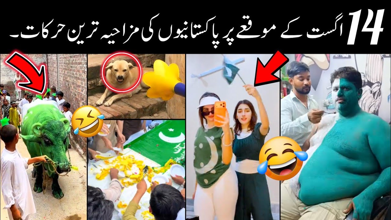 Funny pakistani people on independence day 😅😝|14 august | pakistani funny moments on 14 august 