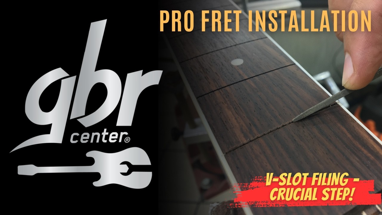 🔧 How to Bevel Fret Slots Before Installing Frets | Pro Luthier Technique