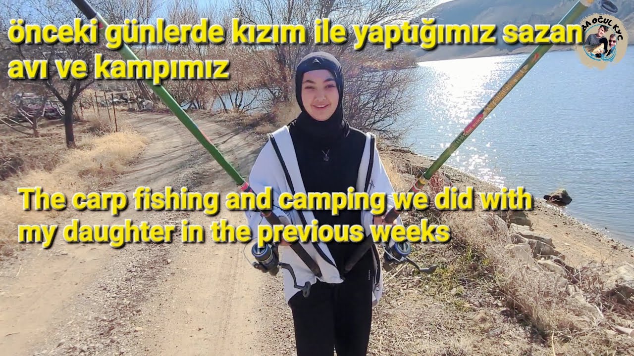 kızım ile sazan avı #fishing #sazanavi #carpfishing #camping #cat #cats