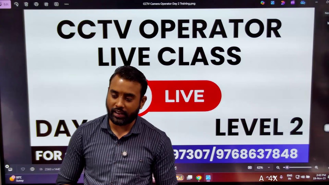 CCTV Camera Operator Training | Day 2 | Dahua / Hikvision / CP Plus |  Skill Mumbai