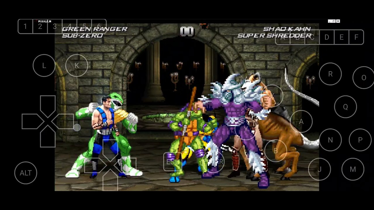 Mortal Kombat Project M.U.G.E.N. Gameplay Having Fun Mix and Matching Characters
