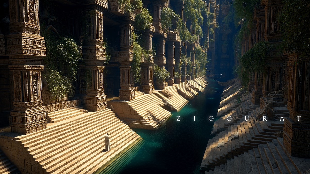 Z I G G U R A T ⋄ Ancient Fantasy Ambient in The Lost Water Temple ⋄ Deep Relaxation Soundscape