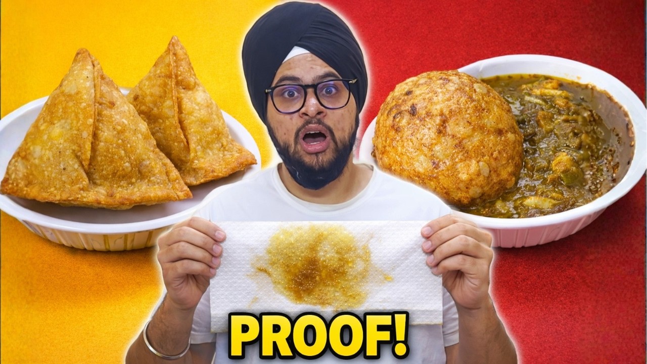 Samosa vs Kachori 😳 | Which is MORE Unhealthy? (Oil Test PROOF!)