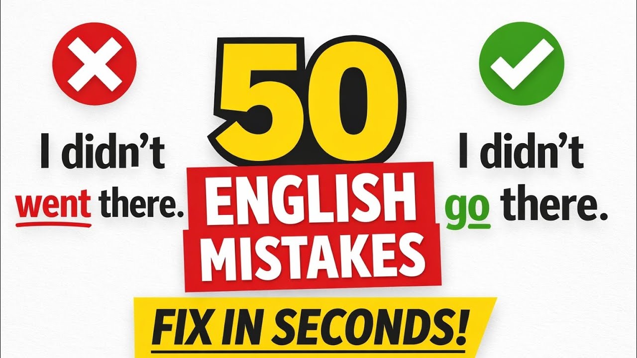 How Many of These 50 English Mistakes Are You Making?