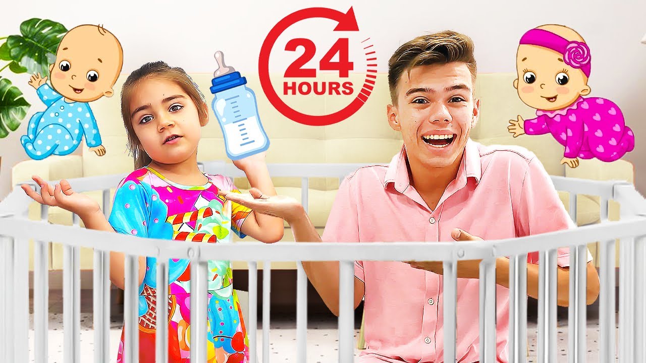 Artem wurde 24 Stunden lang ein Kinderm&auml;dchen f&uuml;r Mia und Naomi