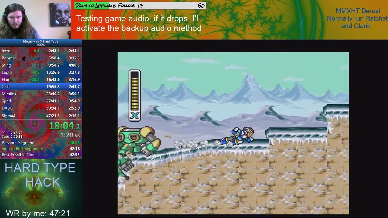 [Former World Record] Mega Man X Hard Type 100% in 47:02