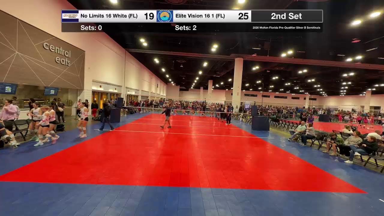 No Limits 16 White (FL) vs Elite Vision 16-1 (FL) #volleyball