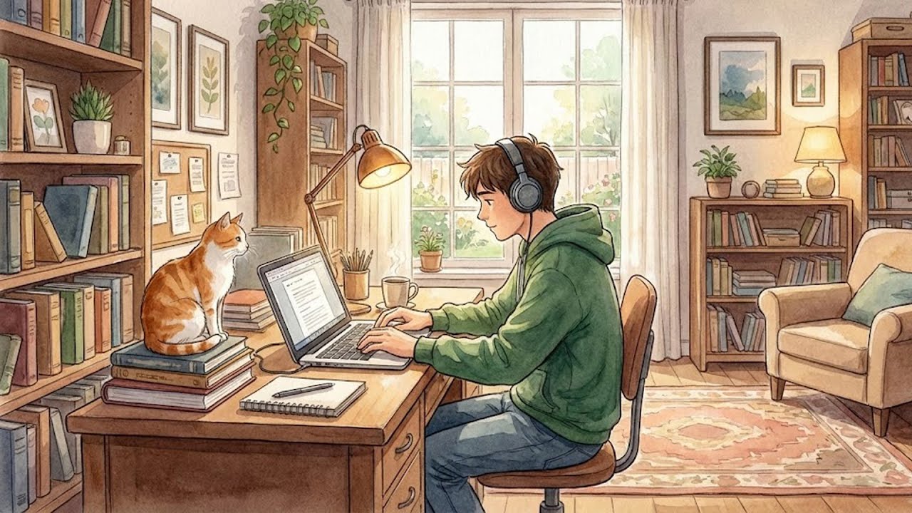 Warm Lofi Flow 🌿  Study, Work & Stay Calm #lovelofisongs