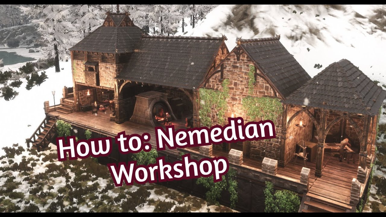Conan Exiles - How to build a Nemedian Workshop!