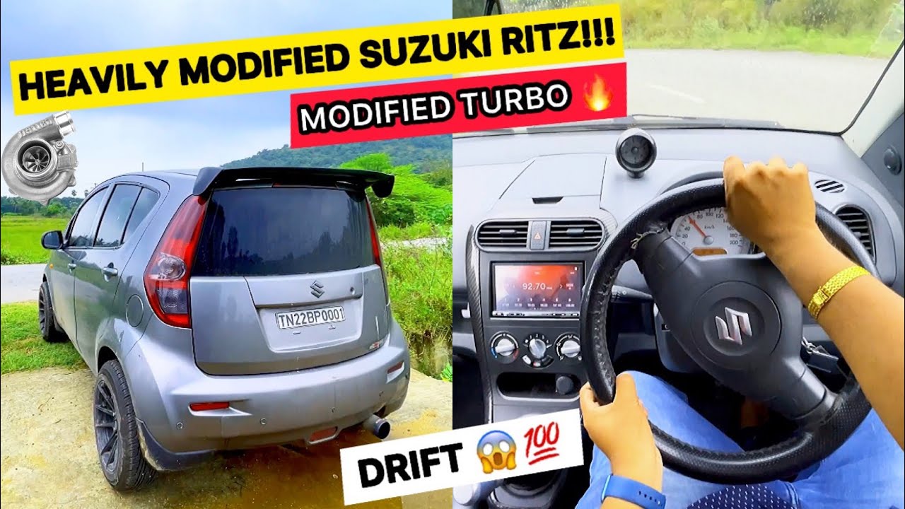 Heavily Modified Maruti Suzuki Ritz Review In Tamil 🔥 | Modified Turbo 😱