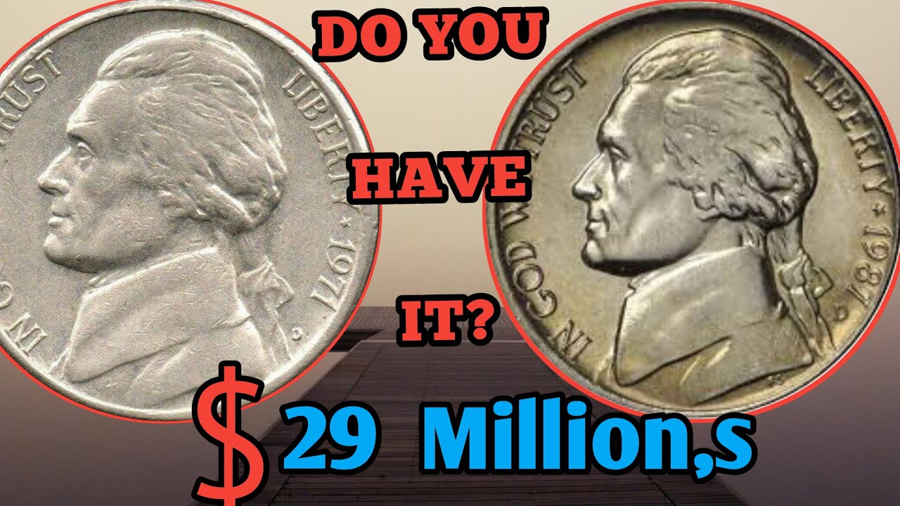 Rare 1971 D & 1987 D Jefferson Nickels: Are They Worth More Than Face Value?