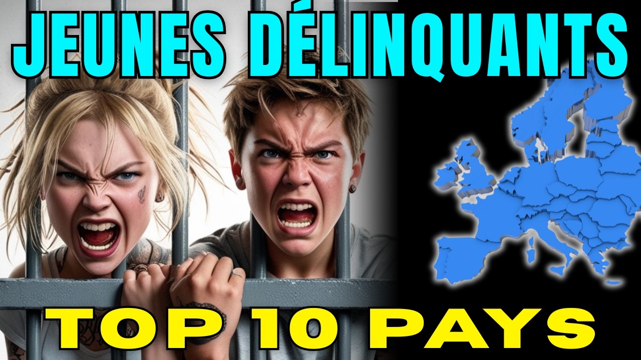 Classement CHOC : Le Top 10 des pays européens qui condamnent le plus de mineurs