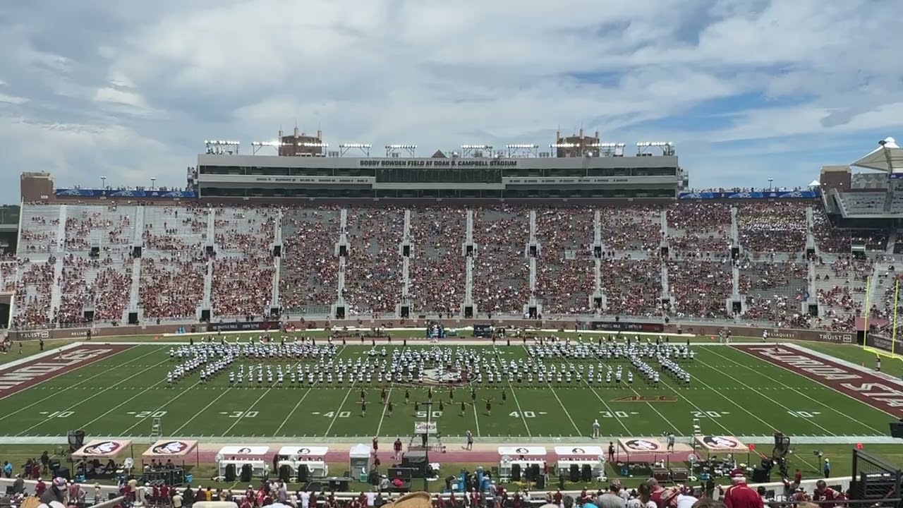 Florida State Marching Chiefs Lady Gaga Halftime show 9/6 vs E Texas A&M