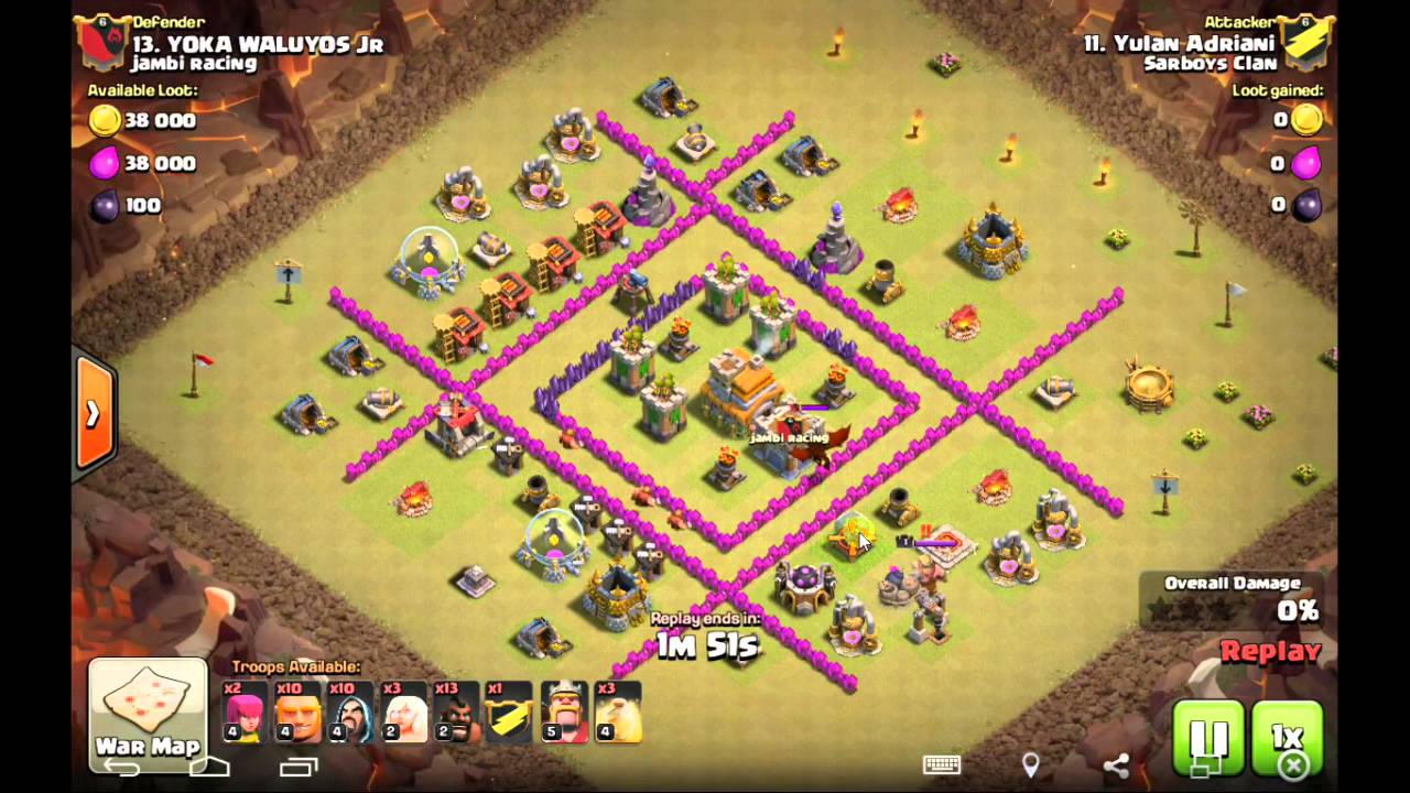 How to 3 star TH 7 without Dragons attack