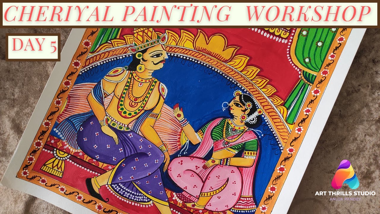 Cheriyal Painting Workshop : Day 5