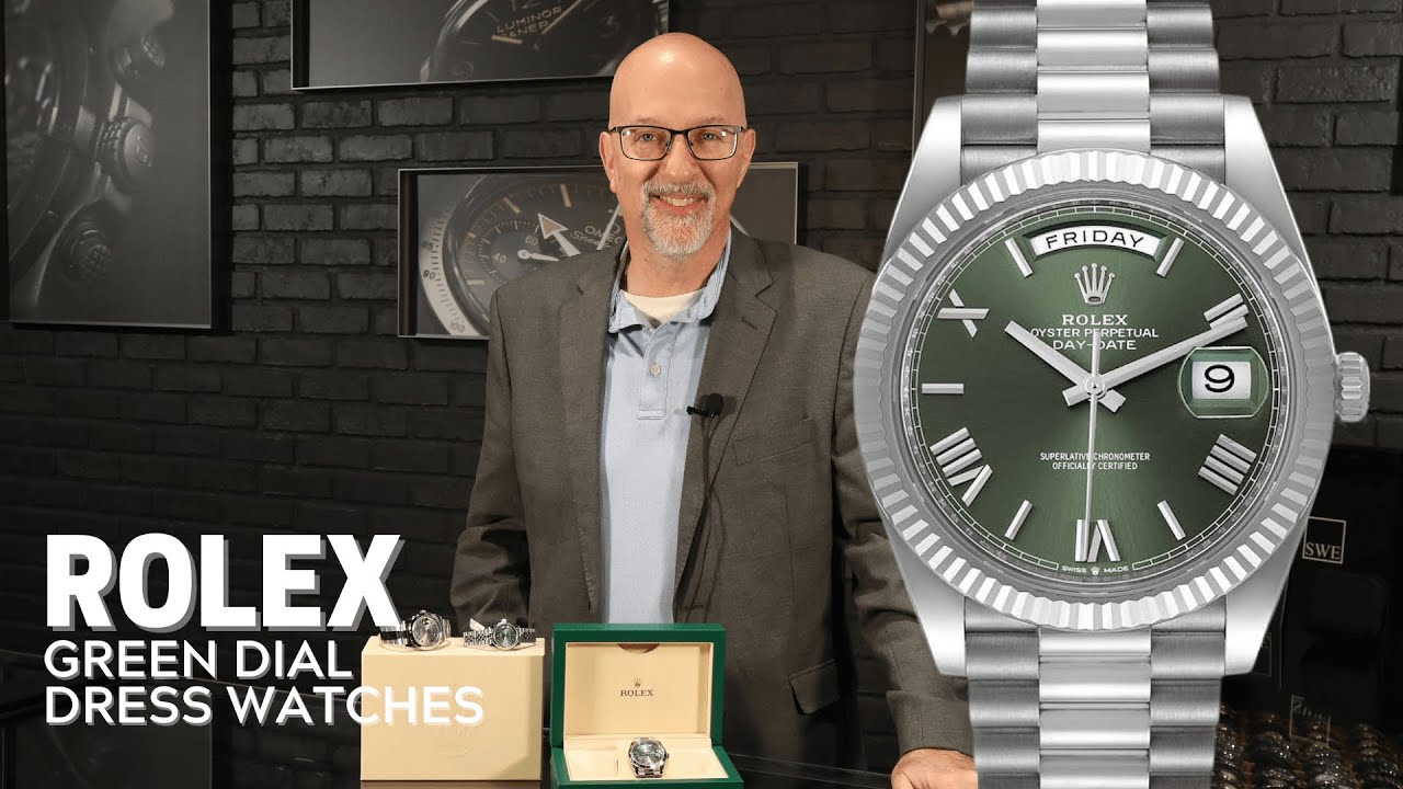 Rolex Green Dial Dress Watches Day Date 40, Datejust 41, Lady Datejust | SwissWatchExpo