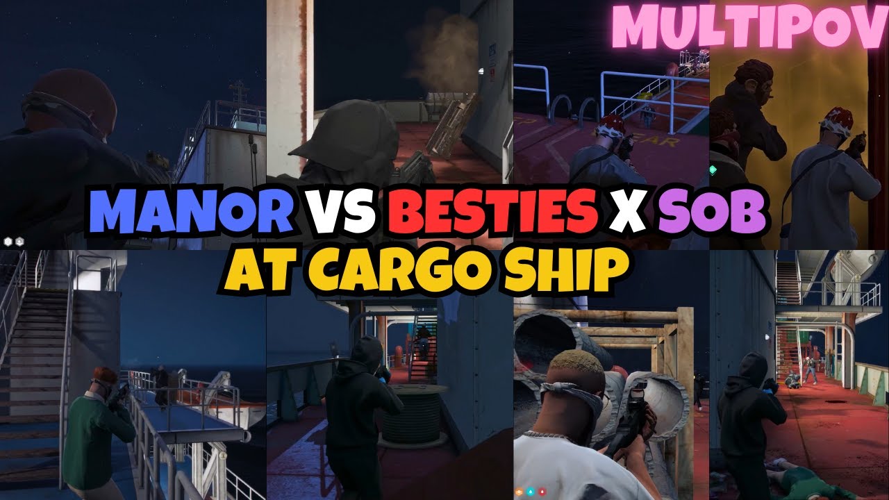 MANOR WIPE BESTIES x SOB At Cargo Ship & Hydra Get a Free Gun Crate | MULTIPOV | NOPIXEL 4.0 GTA RP