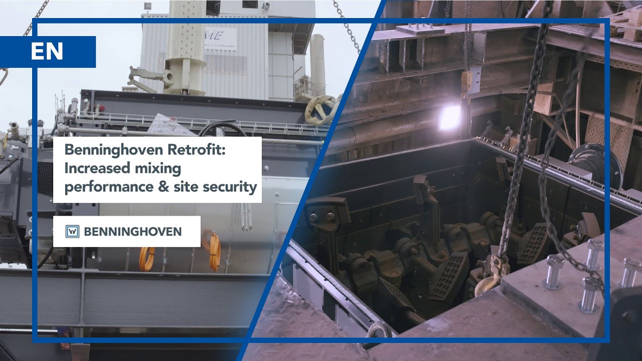 Benninghoven Retrofit: Performance Increase Through Mixer Replacement at Syme Plant, EUROVIA, France