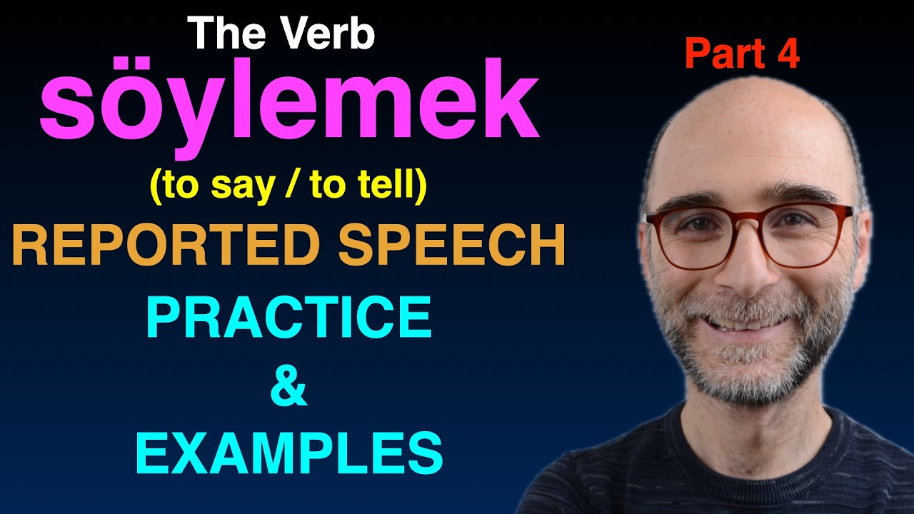 Demek vs Söylemek in Turkish | Reported Speech Practice (Part 4)