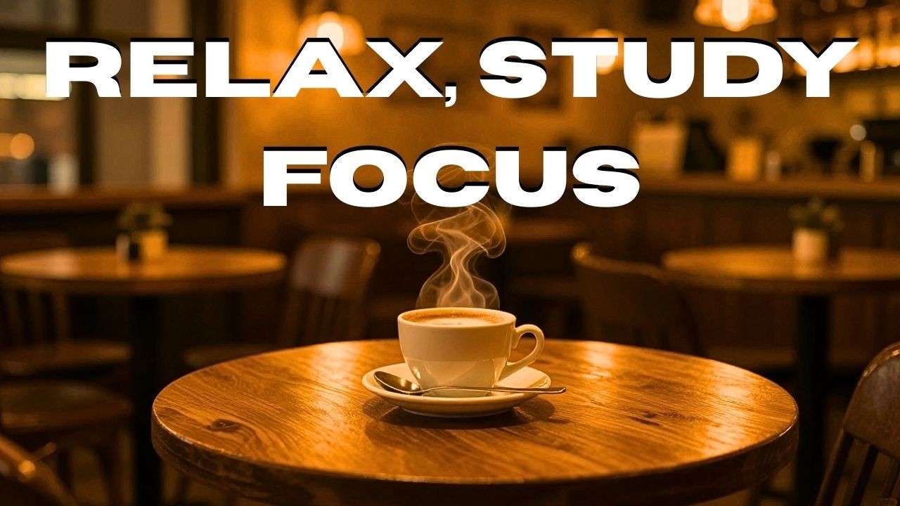 Instrumental Music Relaxing 🎹 Smooth Jazz Café Ambience for Focus, Study & Work 