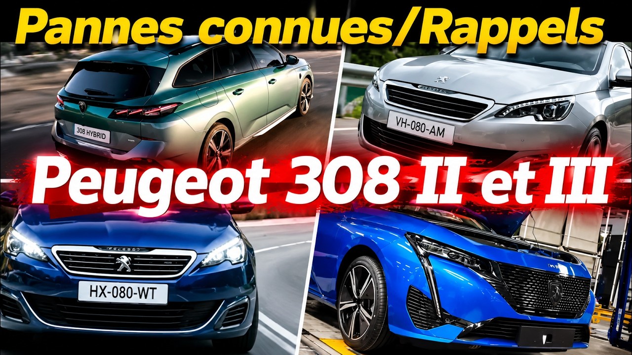 La Peugeot 308 en occasion: problèmes/rappels, TOUT SAVOIR!!