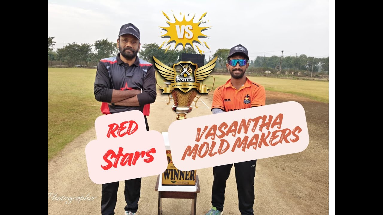 RED STARS vs VASANTHA MOLD MAKERS |HVTCL25 SILVER JUBILEE CUP|LEAGUE MATCH|LIVE