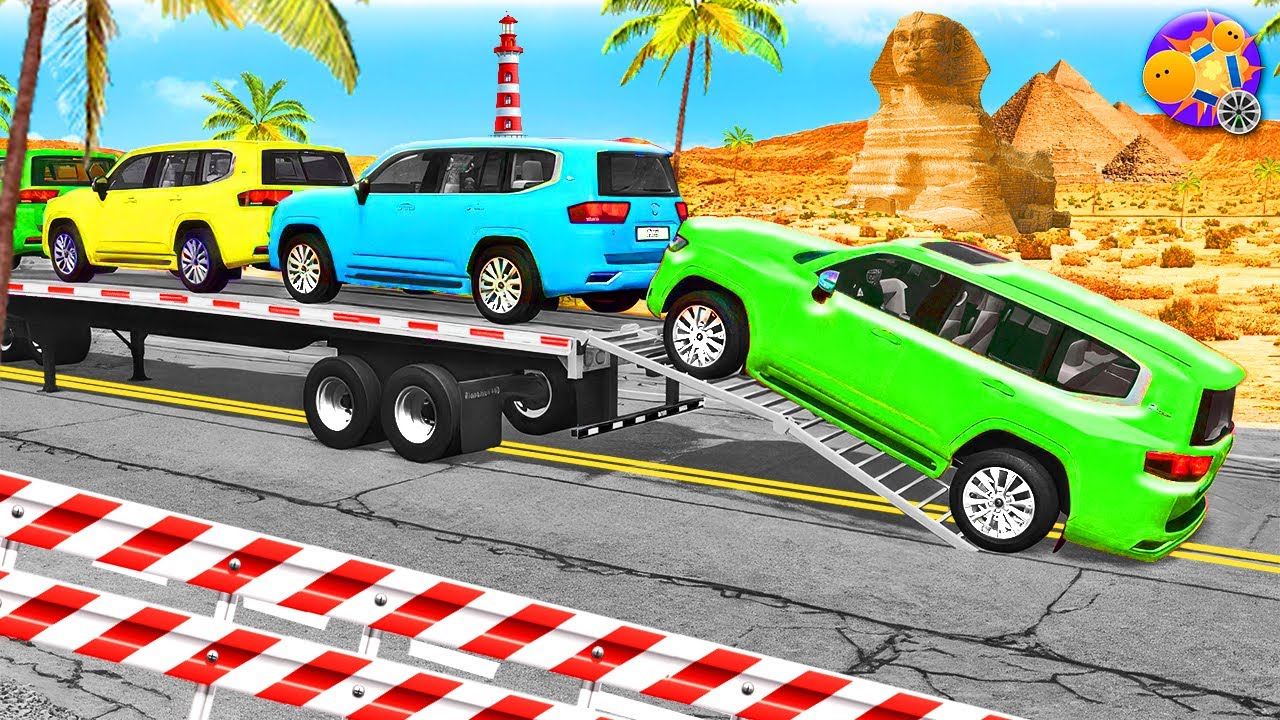 Cars and Trucks vs Speed Bumps – Satisfying Crash Physics (BeamNG.Drive) #13 🧨