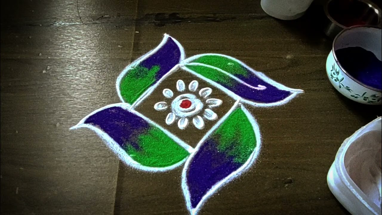 புள்ளி கோலம் 🌺#1minkolam 🌺#trendingkolam #simplekolam#kolam#viralvideo#new#bestkolam