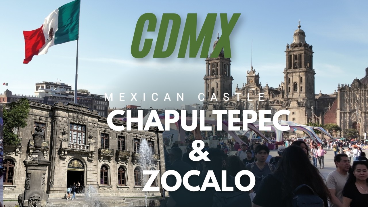 Exploring Mexico City’s Castle! 🇲🇽 Chapultepec, Zócalo & the Grand Cathedral